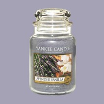 양키캔들 자캔들 라지자 아로마 향초, 라벤더바닐라(Lavender Vanilla)