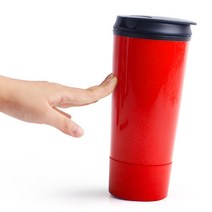 토탈하우스 넘어지지않는 리얼텀블러 400ml 리얼 텀블러, 빨강색