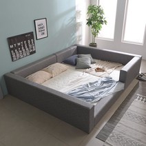 아로미가구 드림 패밀리침대 벙커형 SS+SS와 7존포켓매트리스 SS 2개, 카푸치노