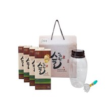 술익거든 프리미엄 막걸리만들기, 술 익거든 간편세트 4개 + 발효용기 + 젓는 도구, 1세트