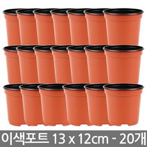 한성 이색포트 10호 20개 다육이화분 플라스틱 화분 포트, 04_한성_이색포트 13호(20개)