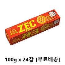 롯데 제크 오리지널 24개(1박스) 비스킷, 24개