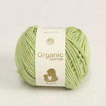 [앵콜스] 아가 오가닉코튼실 30g AGA Organic Cotton 유기농 면사 오가닉실 뜨개실 아기옷 아기양말 모자, 42 파스텔연연두
