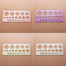 동그라미 도형자(20cm), 랜덤