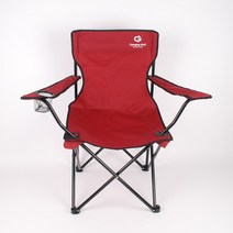 Camping GAO 캠핑의자 낚시의자 접의식의자 캠핑체어, 1.팔걸이가 있는 접이식의자-레드와인