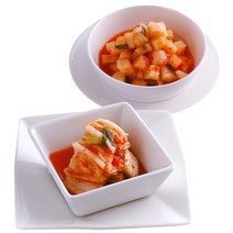 뽀뽀뜨 김치세트, 2통, 김치세트(깍두기+맛김치)