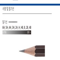 아주문구 더존연필 미술용 제도용, 1팩, 2B컴퓨터용12자루