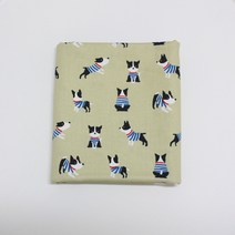 앤패브릭 면원단 내친구퍼피2color 패브릭 원단, 베이지