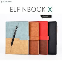 Elfinbook X 엘필북X 스마트노트 클라우드 업로드노트 로켓북 재사용노트 클라우드노트, 레드, 1개