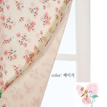 북유럽디자인 면커튼/암막/가리게 커튼/찍찍이설치