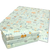 지니컴퍼니 랜드마크 3단 [대형] 캠핑매트+가방, 베이지