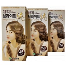 유한) 매직 브라이트 순 3종 선택구매, 매직 브라이트 순 50 (약간 밝은 갈색), 1팩