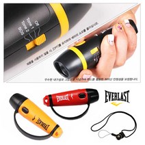 EVERLAST 대음량 130dB 삼색톤 전자 LOUD 휘슬, 빨강색