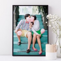 씽크어스 사진액자+무료보정, 실버
