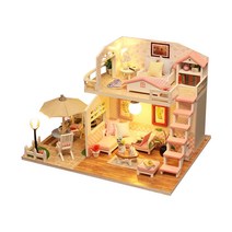 세진 핀셋 오르골 증정 미니어쳐 하우스 DIY, 미니어쳐 하우스 - Lovely House