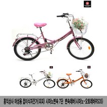 피피 접이식자전거 자전거, FI7609(핑크)