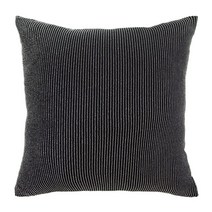 바이지미 글리터 스트라이프 쿠션 - 실버블랙