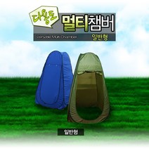 호가 다용도 멀티 쳄버 일반형 캠핑 텐트 간이탈의실, 카키, 1개