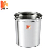 (주)킹센스 27종스텐 오픈휴지통, 오픈(깡통)휴지통-소