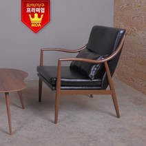 [모아가구] [체스트 카페용쇼파 업소용쇼파 인테리어쇼파 디자인쇼파 1인쇼파] [소파], 블랙