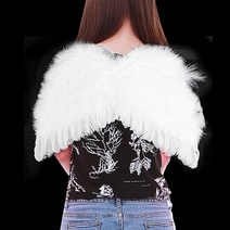 고급 천사 날개 미니 소품 연극 의상 깃털 용품 행사, 단품