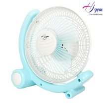 홍진 벽걸이&탁상형 미니 선풍기 HJ-08BF HJ-08PF, 블루