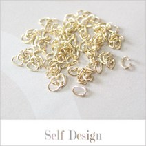 라핸즈 골드컬러 체인고리 연결C링 50개