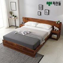 파란들 엘스 일반형 평상 침대 퀸 프레임만 ch, 워시