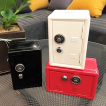 [써보니조트라] 캐비닛 금고 저금통 인테리어, 화이트, 1개