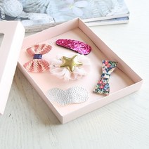 베베까꿍 유아동 어린이 여아 초등학생 예쁜머리핀 선물세트