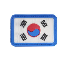 태극기.태극기뱃지 태극기패치 PVC 일반 :daydm