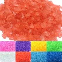 비오스 테라리움 슬라임재료 마리모자갈 투명 칼라 스톤 1봉지, 레드, 1개