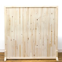 아이베란다 삼나무 원목파티션 칸막이 가벽 사무실 현관 파티션, 1200x1500mm(지지대별도)