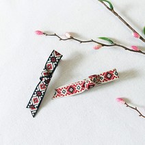 헤미쉬스타일 에스닉 꼬임 집게핀