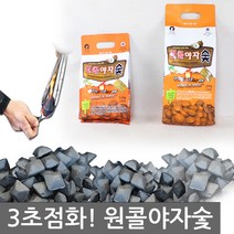 SN월드 캠핑 숯 바베큐 참숯 1초점화 (원콜 야자숯), 2.4kg