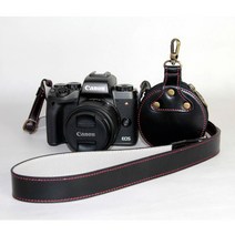 카메라 넥스트랩   파우치 세트, 1개, 블랙