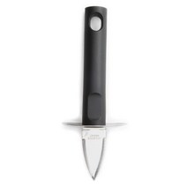 낸터켓씨푸드 Nantucket Seafood 오이스터 나이프 조개칼 굴칼, Black+Silver, 1개