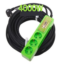 동양전자산업 dy-20a-4000w-3구 고용량 멀티탭 대용량 멀티텝-스텐드 에어컨 창문형 에어콘 냉방기 건조기 세탁기 전자랜지 냉장고 히타 난로 전기연장선, 1개, 2.7m
