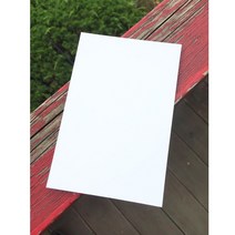 페이퍼포레스트 컬러엽서 무지종이 엽서종이 10cmx15xcm 타이포/캘리그라피엽서, 11cmx16cm, 07_화이트(B타입), 10매입