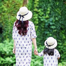 슬림라인 왕골모자/왕골모자/여름모자