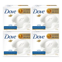 도브 뷰티 바 화이트 비누, 100g x 4개입, 1세트