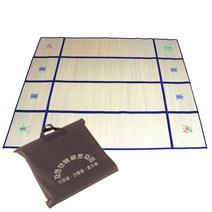 대숲맑은 보료 왕골돗자리 중 4단 접이식 200x250cm + 커버포함