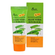 이켈 수딩앤모이스처 알로에베라 선블록 70ml 선크림, 1개, 01_알로에선크림