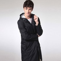 자두나무 블랙 남성 레인코트 XL XXL