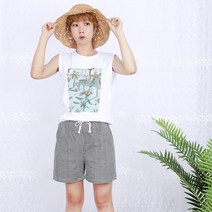 스타일디오 린넨 마 반바지/패턴
