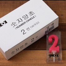 달곰베이킹 생일초 케익칼 이벤트용품, 1개, 57-숫자초-파스텔-2-10개