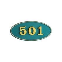 이즈오피스 호수판 호실판 호실번호판 4128 타원초록, 1, 타원/초록(4128)