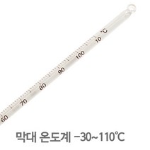 태리 아날로그 유리막대 온도계 110도, 단품