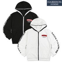 해리슨 프로듀스 롱지퍼 오픈 후드 집업 MJ1142