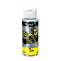 공예몰 데코아트 크래프트 트윈클 글리터물감 2oz (59ml) / 9. 실버